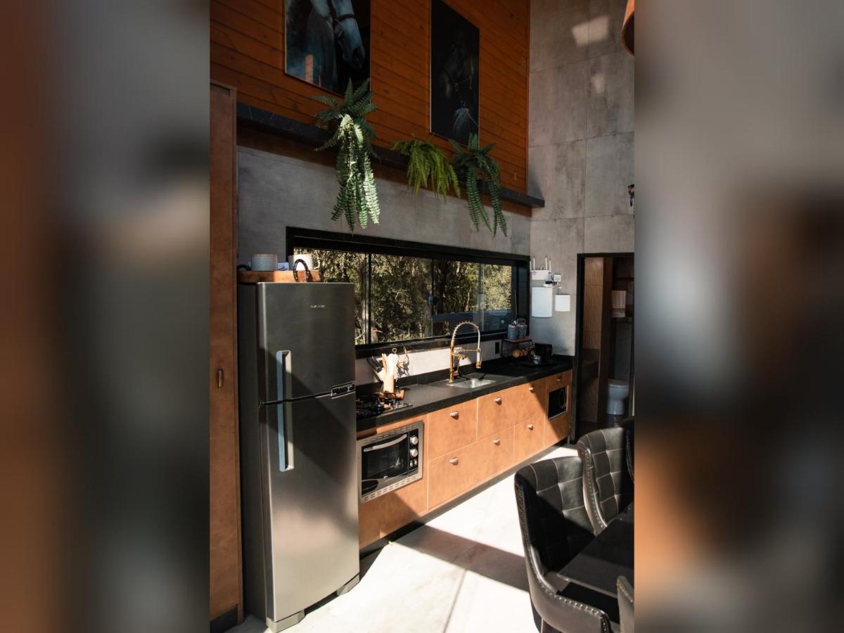 Chalet Horses La Contemporanea Proximo A E Vista Ponto Turistico Pedra Morro Do Campestre Urubici